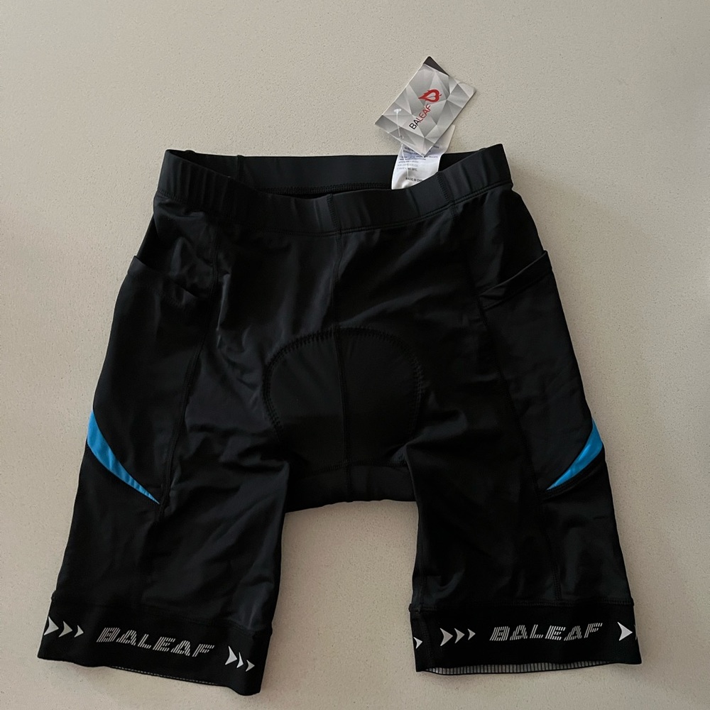 NWT Mens Baleaf Padded Cycling Bike Shorts - Sz M
